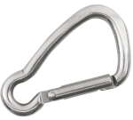 Karabińczyk Kong Alu Harness 705.060.1 srebrny 150 kg