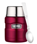 Termos obiadowy Thermos KING 470ml malinowy + łyżka