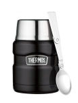 Termos obiadowy Thermos King 470ml czarny mat + łyżka