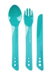 Sztućce plastikowe Lifeventure Ellipse Camping Cutlery teal