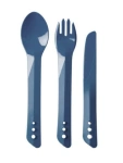 Sztućce plastikowe Lifeventure Ellipse Camping Cutlery navy