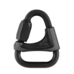 Karabinek Petzl Delta stalowa ocynk ŚR 8 MM P118BN czarna