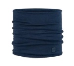 Komin Buff NECKWARMER Merino Wool Heavyweight solid night blue