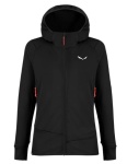 Polar Damski Salewa Puez Hoodie Polarlite FZ black out