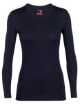 Koszulka Damska Icebreaker 260 Tech LS Crew midnight navy 