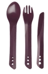 Sztućce plastikowe Lifeventure ELLIPSE CUTLERY purple