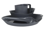Zestaw naczyń Lifeventure Ellipse Camping Tableware Set graphite