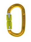 Karabinek owalny Singing  Rock Oval Oxy Twist Lock yellow 