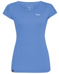 Koszulka Damska Salewa Puez Melange Dry morning blue