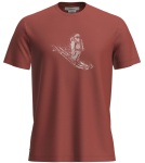 Koszulka męska Icebreaker 150 Tech Lite III SS  Skiing Yeti agate
