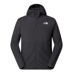 Polar Męski The North Face Glacier Heavyweight Hoody asphalt grey/tnf black