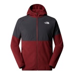 Polar Męski The North Face Glacier Heavyweight Hoody sumac/asphalt grey
