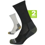 Skarpety Lorpen T2 MH2PC Wool Hike Crew 2 Pack black/light granite