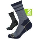 Skarpety Lorpen T2 MH2PC Wool Hike Crew 2 Pack gray/blue