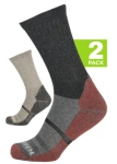 Skarpety Lorpen T2 MH2PC Wool Hike Crew 2 Pack gray/arena