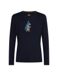 Koszulka Męska Icebreaker 200 Oasis Crew LS Bear midnight