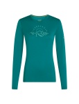 Koszulka Damska Icebreaker 200 Oasis Sunrise Summit tidal teal