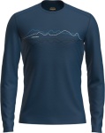 Koszulka męska Icebreaker 200 OASIS LS CREW IB atlantis