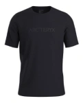 Koszulka Męska Arcteryx Ionia Arc'Word Logo Merino Wool black