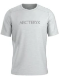 Koszulka Męska Arcteryx Ionia Arc'Word Logo Merino Wool solitude heather/void
