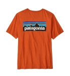 Koszulka Męska Patagonia P-6 Logo coal orange