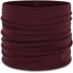 Komin Buff NECKWARMER Merino Wool Heavyweight solid garnet
