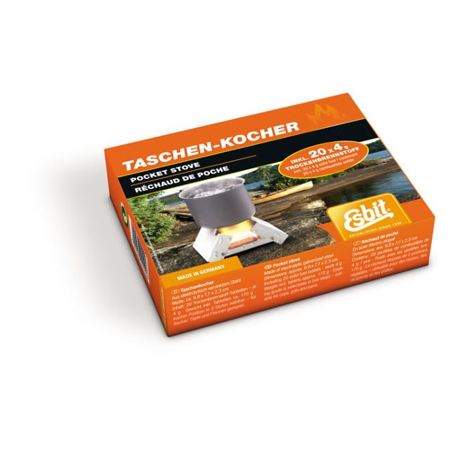 Kuchenka Esbit Pocket Stove Small 20 x 4g Tablets