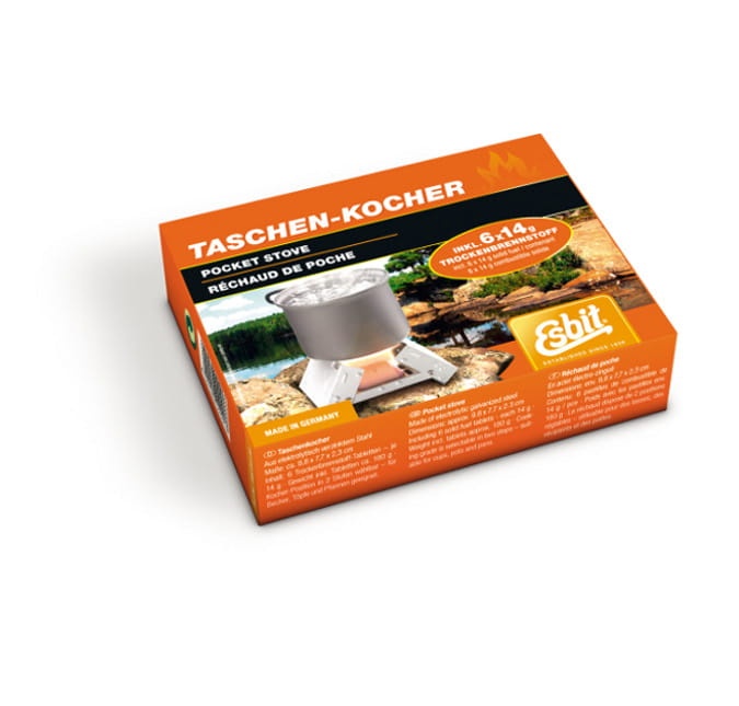 Kuchenka Esbit Pocket Stove Small 6 x 14g Tablets